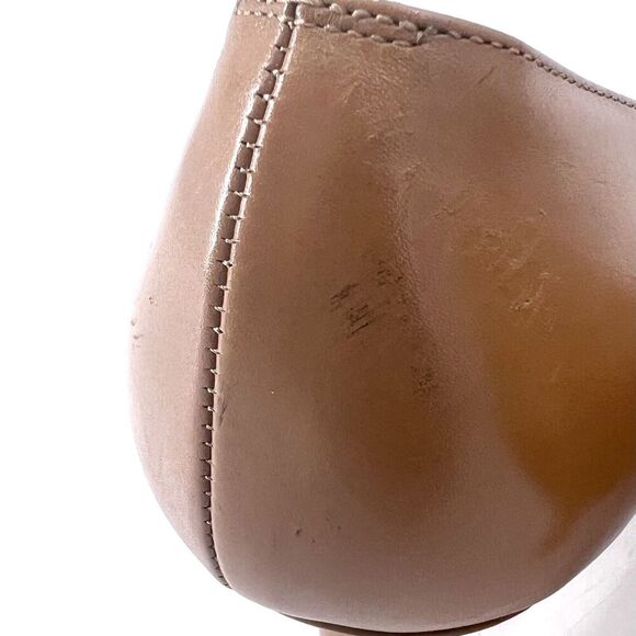 Salvatore Ferragamo Raffaella Brown Kitten Heel Square Toe Pumps Heels - Picture 8 of 13